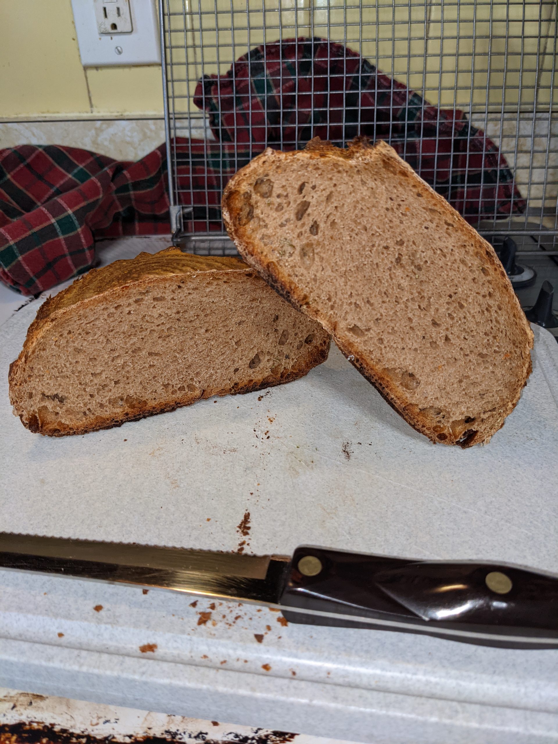 Whole WheatRye With Rosemary Cait Creates