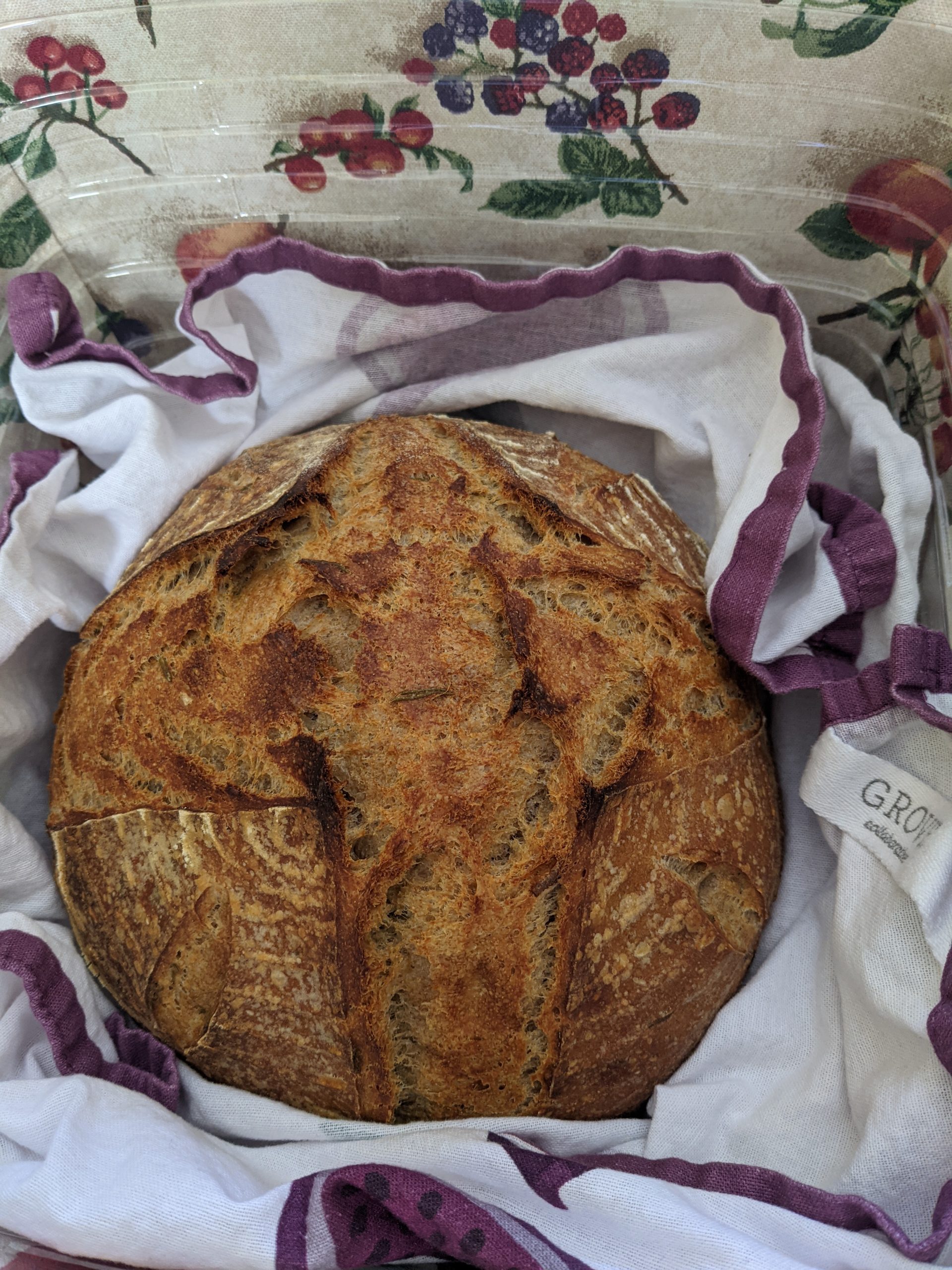 Rosemary Sourdough Bread Cait Creates